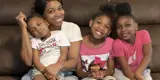 Mother and children