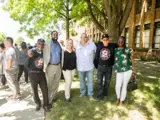 Kevin Johnson DBB Volunteer And Maybe More Jason Cheryl Al Manfroni DBB CFO John George ED And Founder And On The Right Is Alicia George Johns Wife And Busines 