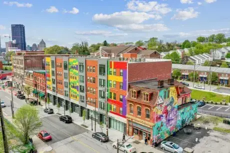 colorful buildings