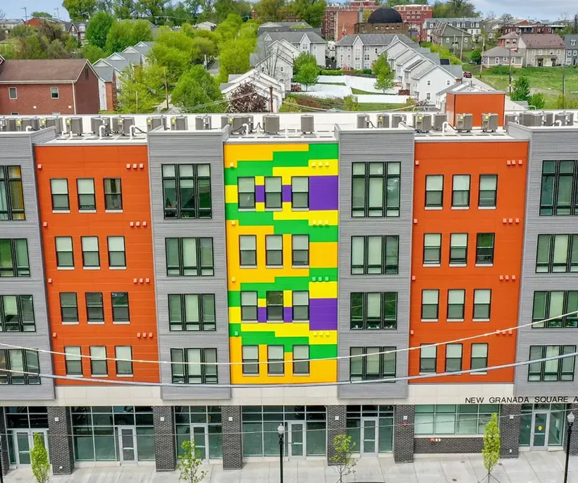 colorful buildings