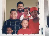 Family Behind Door
