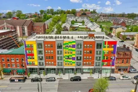 colorful buildings